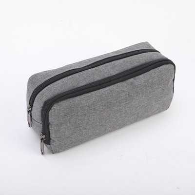 B&Q Grey Unisex Pencil Case With Durable Shock Resistant Design