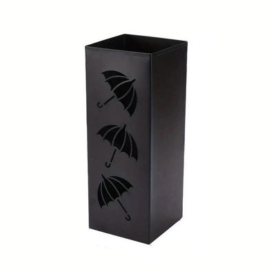 B&Q Black Multifunctional Umbrella Stand And Decorative Storage Holder