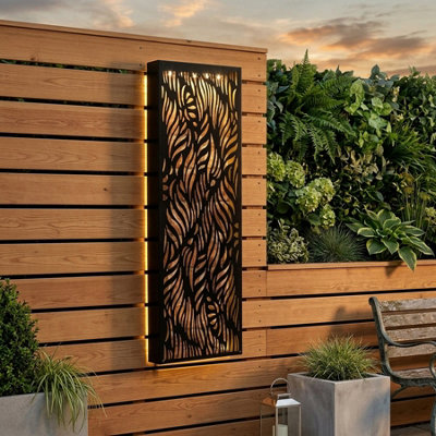 Lunaria Solar Leaf Wall Panel Light from B&Q