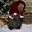 87cm Festive Christmas Gonk Decoration with Furry Body and Red Hat