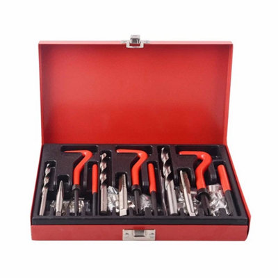 88 Piece Thread Repair Helicoil Tool Kit Set M6 M8 M10 Inserts Taps ...
