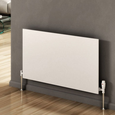 Reina Slimline Horizontal Flat Panel Radiator600X 1000mmWhite from B&Q