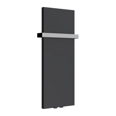 Reina Slimline Vertical Flat Panel Radiator770X 300mmAnthracite from B&Q