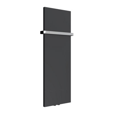 Reina Slimline Vertical Flat Panel Radiator1170X 400mmAnthracite from B&Q