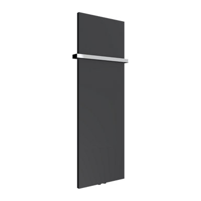 Reina Slimline Vertical Flat Panel Radiator1470X 500mmAnthracite from B&Q