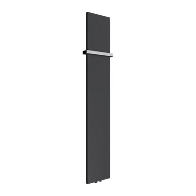 Reina Slimline Vertical Flat Panel Radiator1770X 300mmAnthracite from B&Q