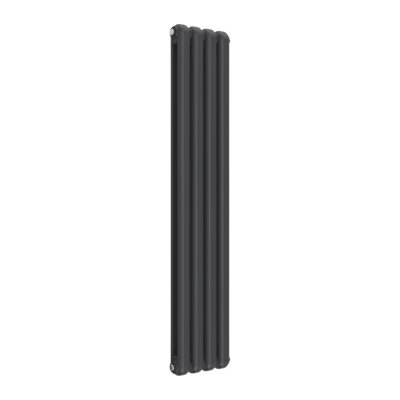 Reina Coneva Vertical Contemporary Column Radiator 1500 X 300mmAnthracite from B&Q