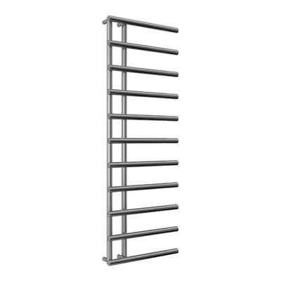 Reina Matera Modern Heated Towel Rail1412 X 500 mmChrome from B&Q