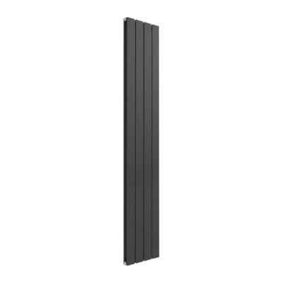 Reina Flat Vertical Double Panel Radiator 1600 X 292 mmAnthracite from B&Q