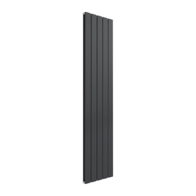 Reina Flat Vertical Double Panel Radiator 1600 X 366 mmAnthracite from B&Q