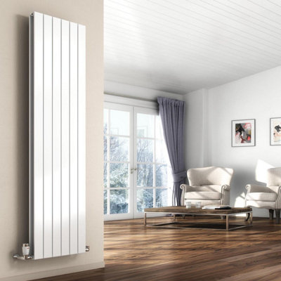 Reina Flat Vertical Double Panel Radiator 1600 X 440 mmWhite from B&Q