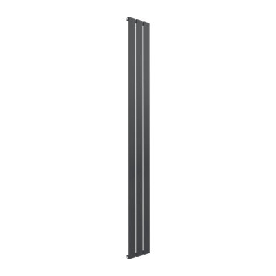 Arley Reina Flat Single Central Heating Vertical Radiator 1800 X 218mm Anthracite from B&Q