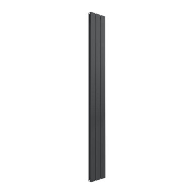 Reina Flat Vertical Double Panel Radiator 1800 X 218 mmAnthracite from B&Q