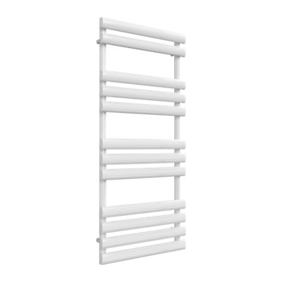 Reina Arbori Mild Steel Towel Rail1130 X 500mmWhite from B&Q