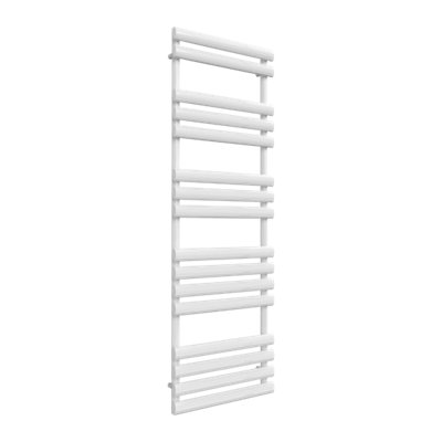Reina Arbori Mild Steel Towel Rail1510 X 500mmWhite from B&Q