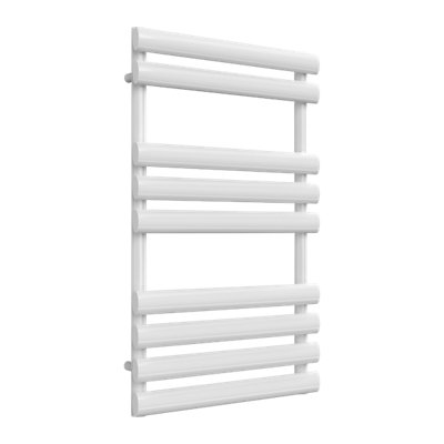Reina Arbori Mild Steel Towel Rail820 X 500mmWhite from B&Q