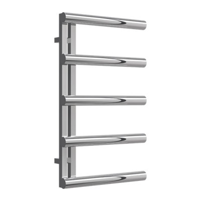 Reina Grosso Designer Towel Radiator850 X 500mmPolished Stainless Steel from B&Q
