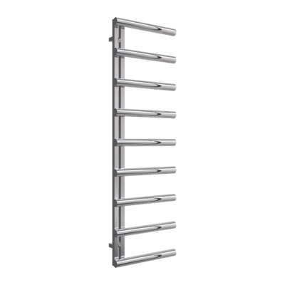 Reina Grosso Designer Towel Radiator1650 X 500mmPolished Stainless Steel from B&Q
