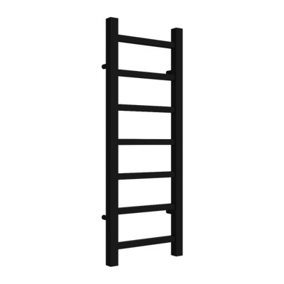 Reina Renia Serena Designer Heated Towel Rail800 X 300Black from B&Q