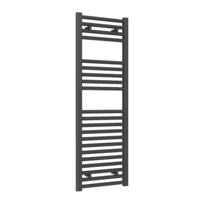 Reina Diva Flat Heated Designer Towel Rail 1200 X 400mmAnthracite from B&Q