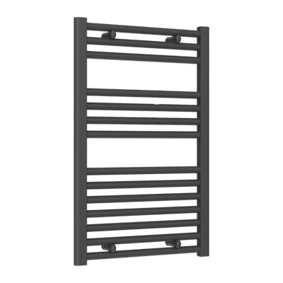 Reina Diva Flat Heated Designer Towel Rail 800 X 500mmAnthracite from B&Q