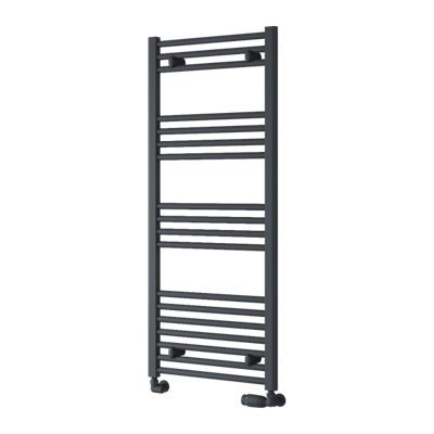 Reina Capo Flat Heated Designer Ladder Towel Rail1200 X 500 mmAnthracite from B&Q