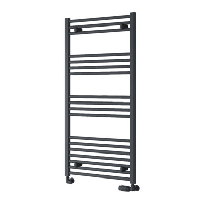 Reina Capo Flat Heated Designer Ladder Towel Rail1200 X 600 mmAnthracite from B&Q
