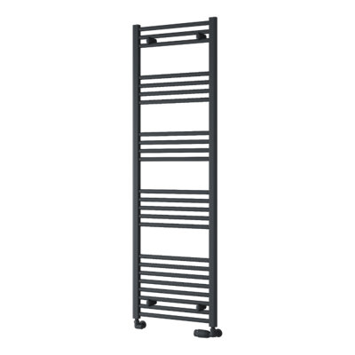 Reina Capo Flat Heated Designer Ladder Towel Rail1600 X 500 mmAnthracite from B&Q