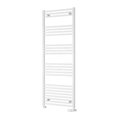 Reina Capo Flat Heated Designer Ladder Towel Rail1600 X 600 mmWhite from B&Q