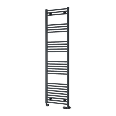Reina Capo Flat Heated Designer Ladder Towel Rail1800 X 500 mmAnthracite from B&Q