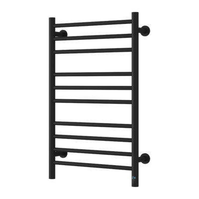 Reina Arnage Electric Only Towel Radiator800 X 500mmMatt Black from B&Q