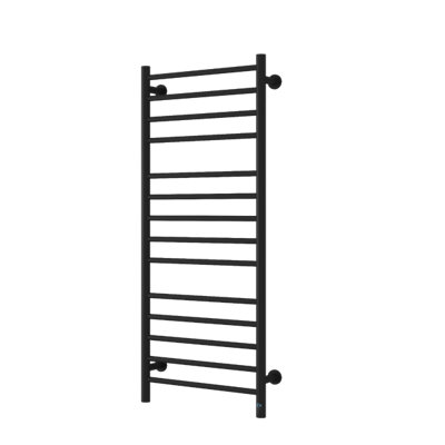 Reina Arnage Electric Only Towel Radiator1200 X 500mmMatt Black from B&Q