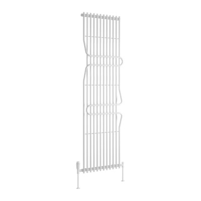 Reina Aletta Mild Steel Towel RadiatorCentral Heating1800 X 500mmWhite from B&Q