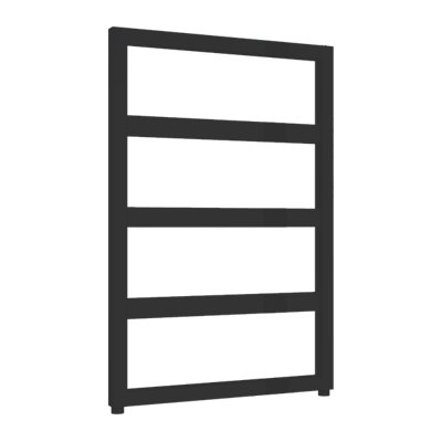 Reina Rezzo Modern Ladder Towel Radiator740 X 550 mmBlack from B&Q