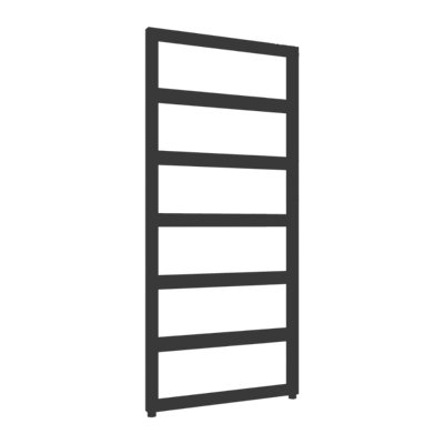 Reina Rezzo Modern Ladder Towel Radiator1100 X 550 mmBlack from B&Q