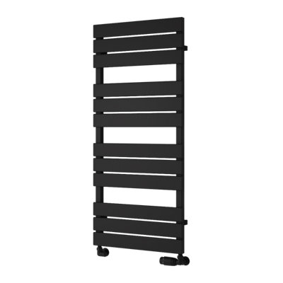 Reina Avola Heated Designer Towel Rail1124 X 500mmBlack from B&Q