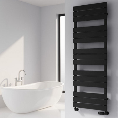 Reina Avola Heated Designer Towel Rail1424 X 500mmAnthracite from B&Q