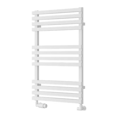 Reina Kale Heated Designer Towel Rail816 X 500mmWhite from B&Q