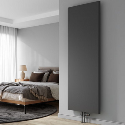 Reina Borda Vertical Flat Panel Central Heating Radiator1800 X 640mmAnthracite from B&Q