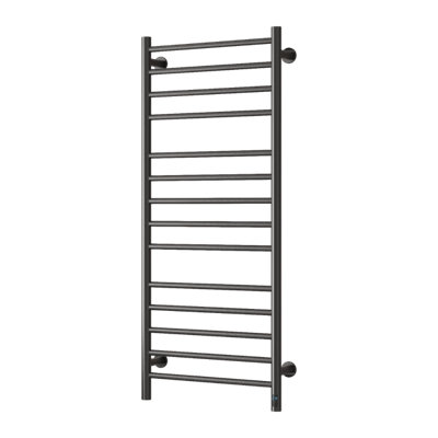 Reina Arnage Electric Only Towel Radiator1200 X 500mmBrushed Gun Metal from B&Q