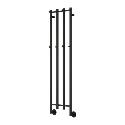 Reina Solara Dry Electric Radiator With Lcd Display Matt Black from B&Q