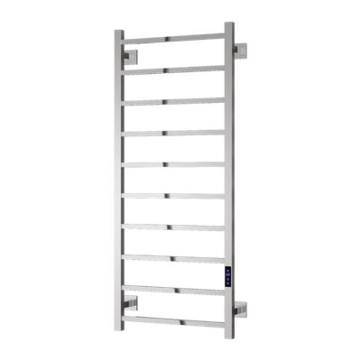 Reina Velino Dry Electric Radiator With Lcd Display Polished Stainless Steel 1200 X 500mm from B&Q