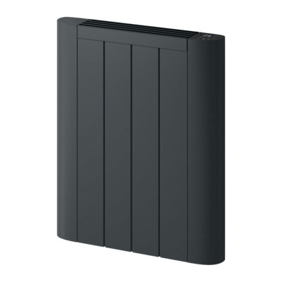 Reina Serre Electric Designer Radiator With Lcd Display580 X 480mmAnthracite from B&Q