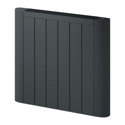 Reina Serre Electric Designer Radiator With Lcd Display580 X 640mmAnthracite from B&Q