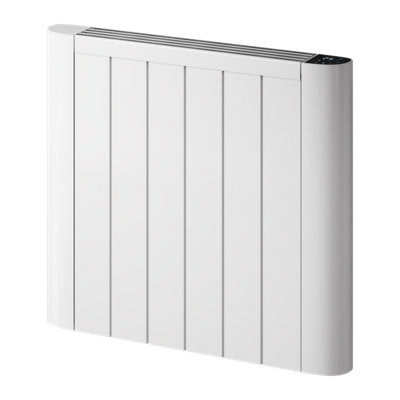 Reina Serre Electric Designer Radiator With Lcd Display580 X 640mmWhite from B&Q