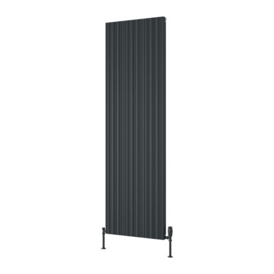 Reina Melvin Aluminium Vertical Flat Panel Radiator1800 X 540mmAnthracite from B&Q