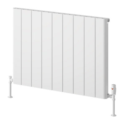 Reina Resia Aluminium Horizontal Panel Radiator600 X 850mmWhite from B&Q