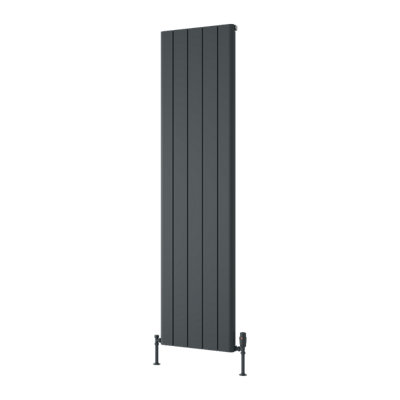 Reina Resia Aluminium Vertical Panel Radiator1800 X 470mmAnthracite from B&Q