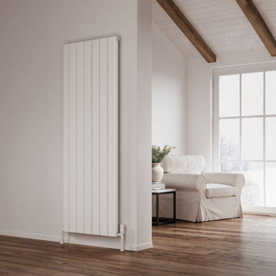 Reina Resia Aluminium Vertical Panel Radiator1800 X 660mmWhite from B&Q