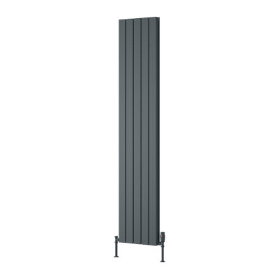 Reina Piatto Vertical Double Panel Radiator1800 X 370mmAnthracite from B&Q